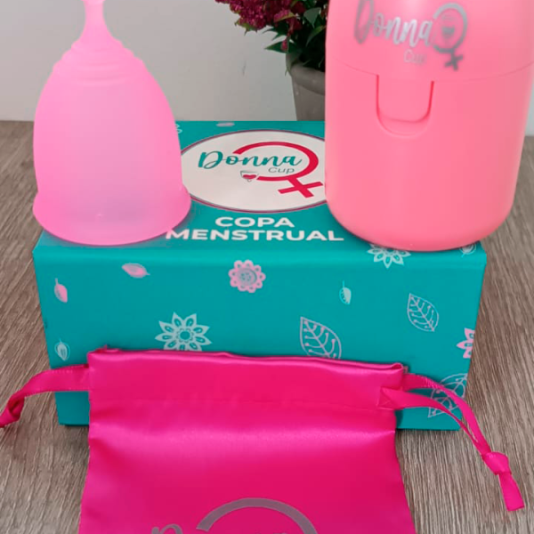 Kit  Donna Cup Rosa • TALLA L • 